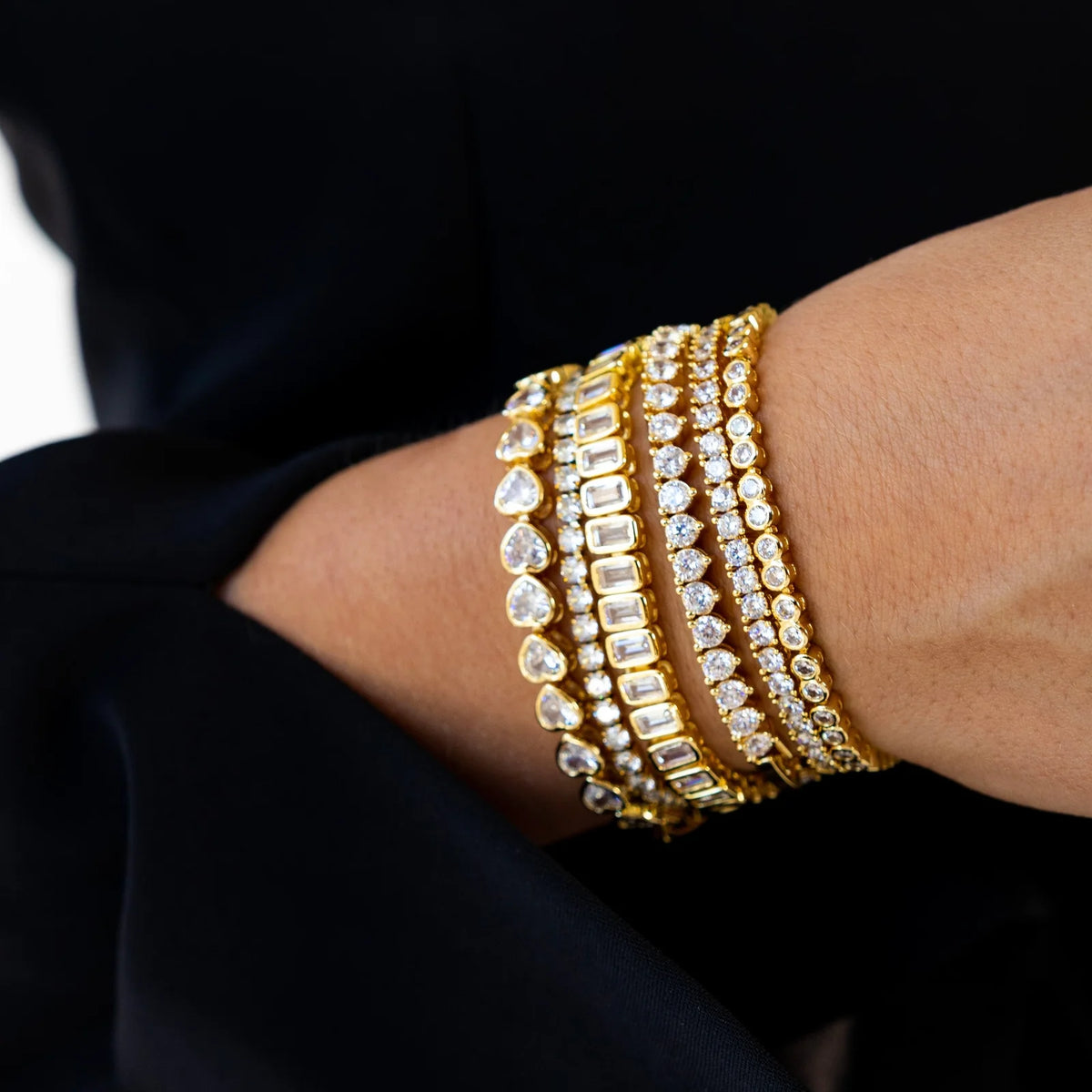Sahira Bezel Tennis Bracelet