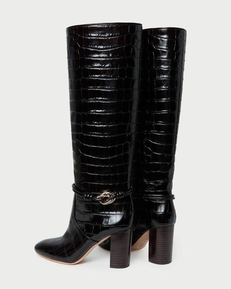 Goldy Tall Boot - Ebony