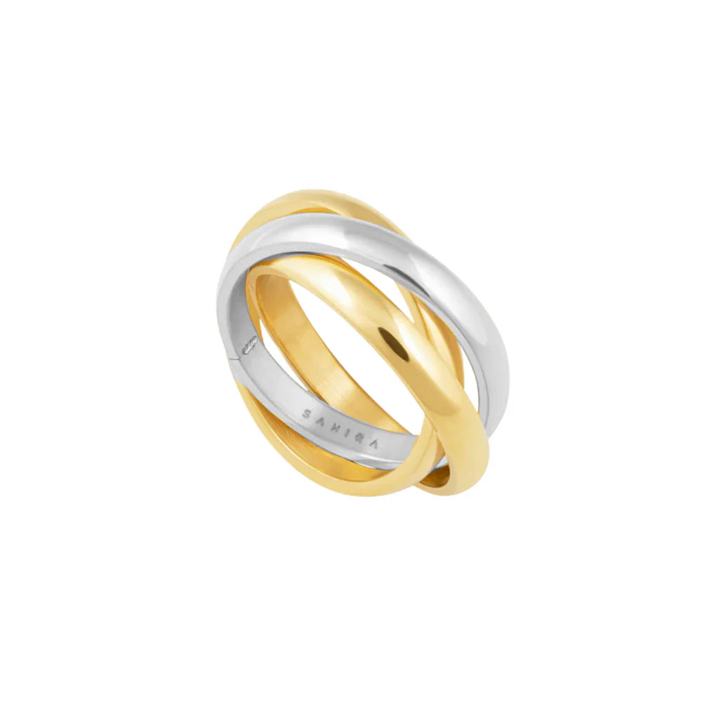 Sahira Jewelry Golden Girl Ring Two Tone