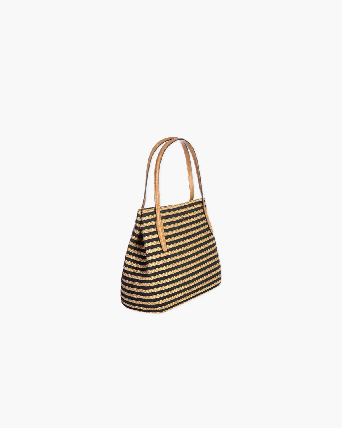 Eric Javits Squishee Isla Straw Bag Black Mix