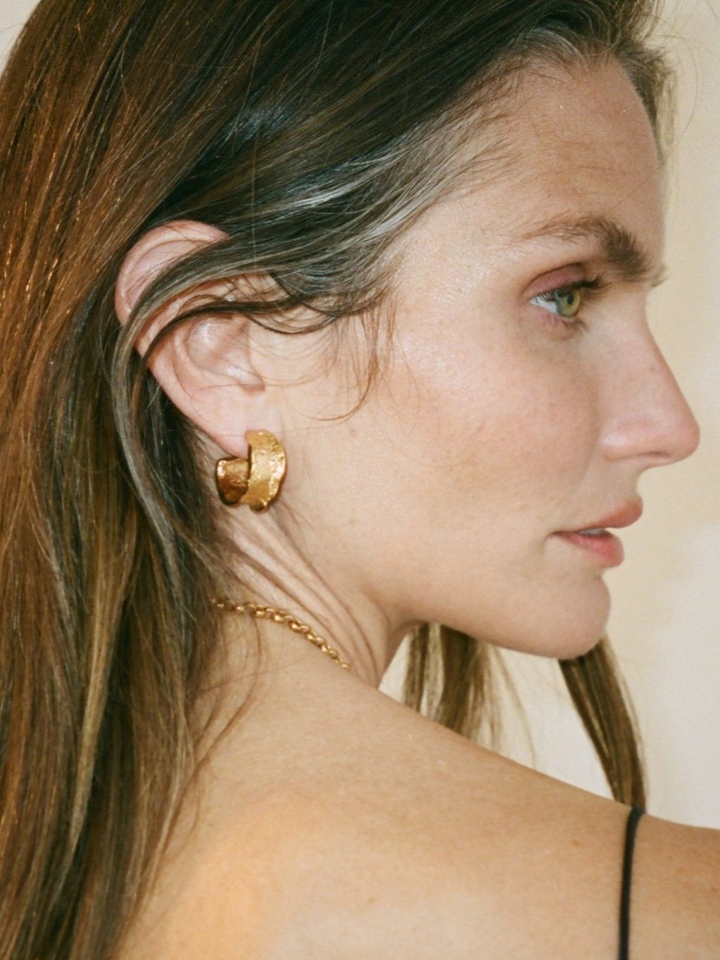 Message In A Bottle Earrings - Gold