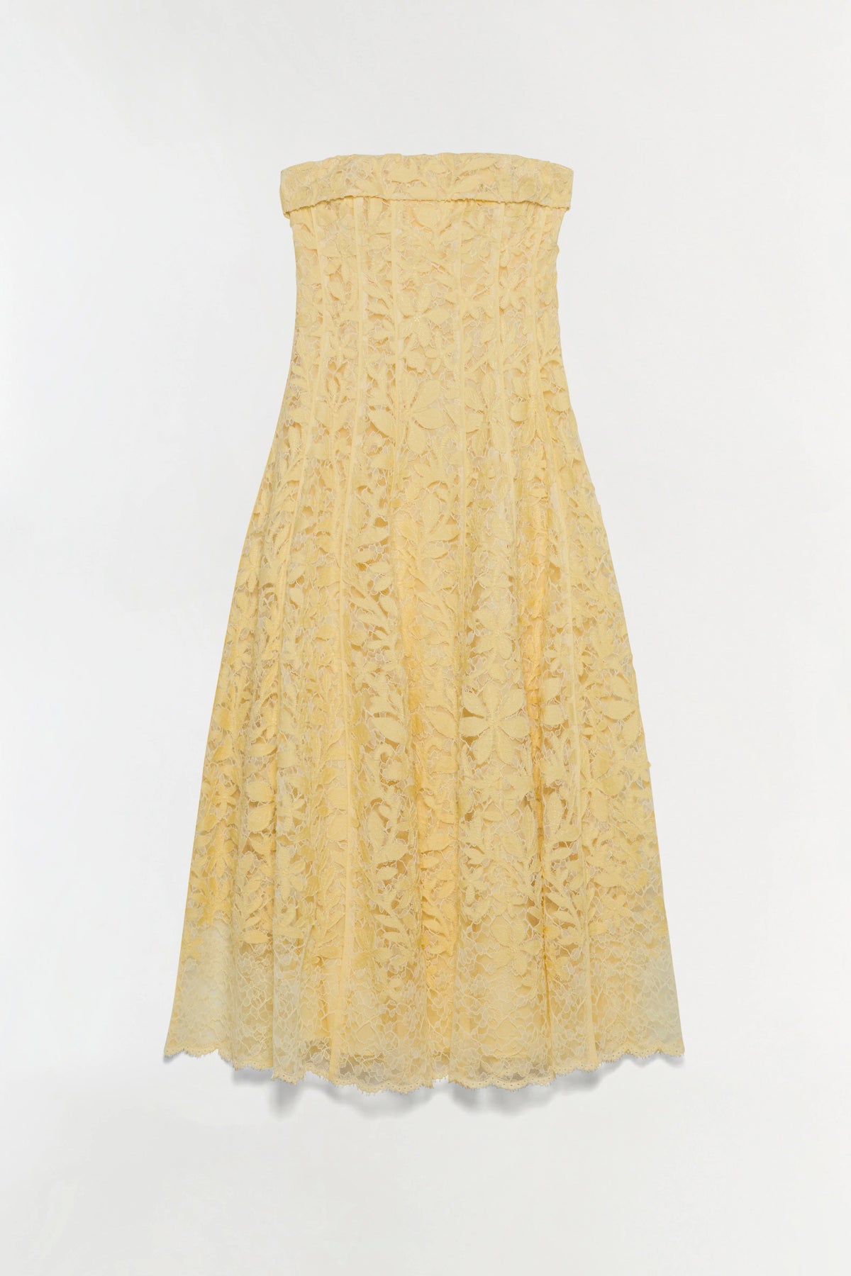 Simkhai Imogen Cotton Lace Bustier Dress
