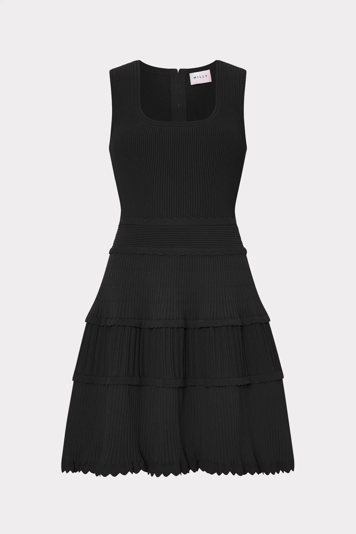 Milly Suri Scallop Mini Dress