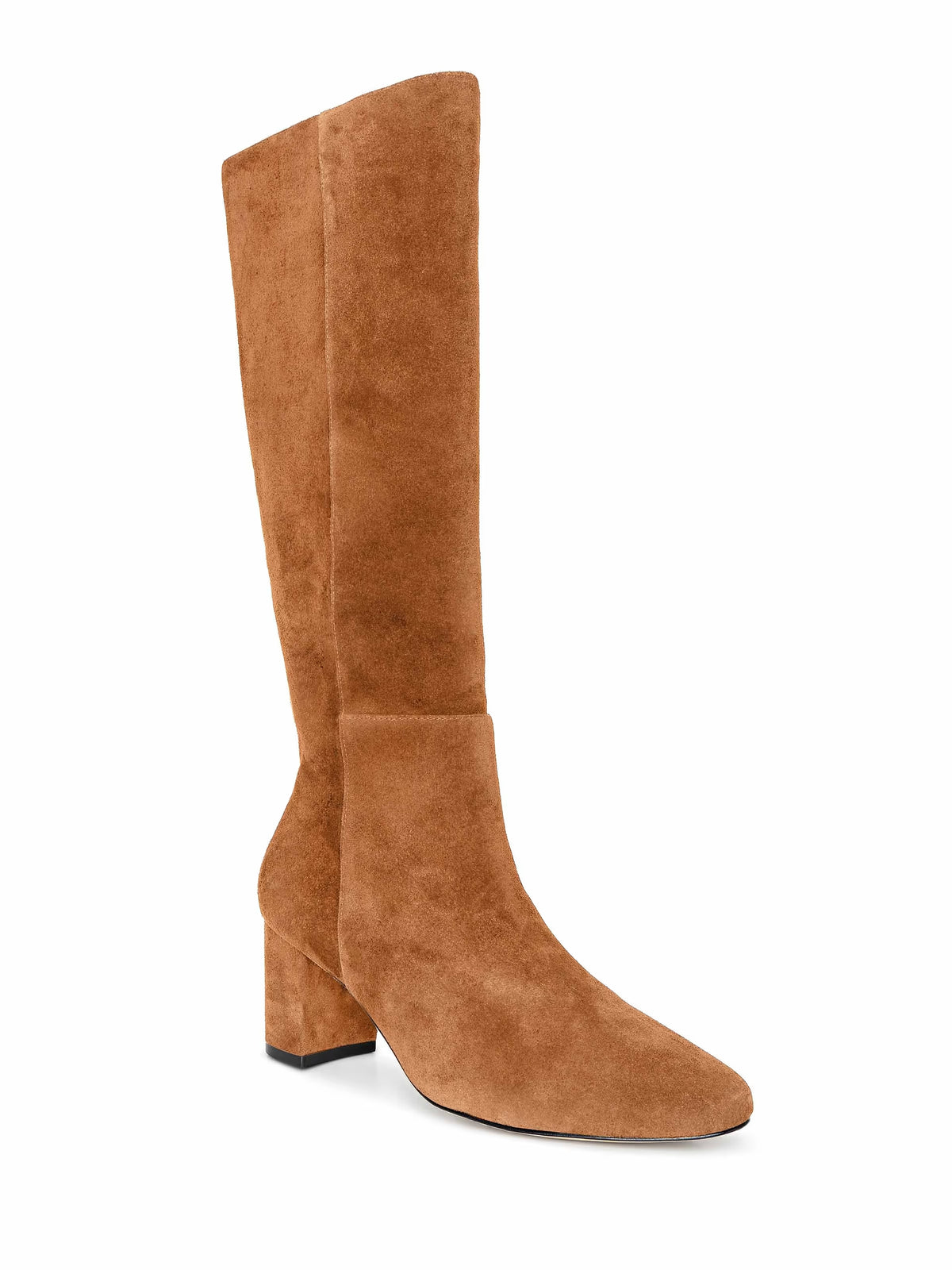 L'Agence Eugenie Block-Heel Boot Buckskin Suede