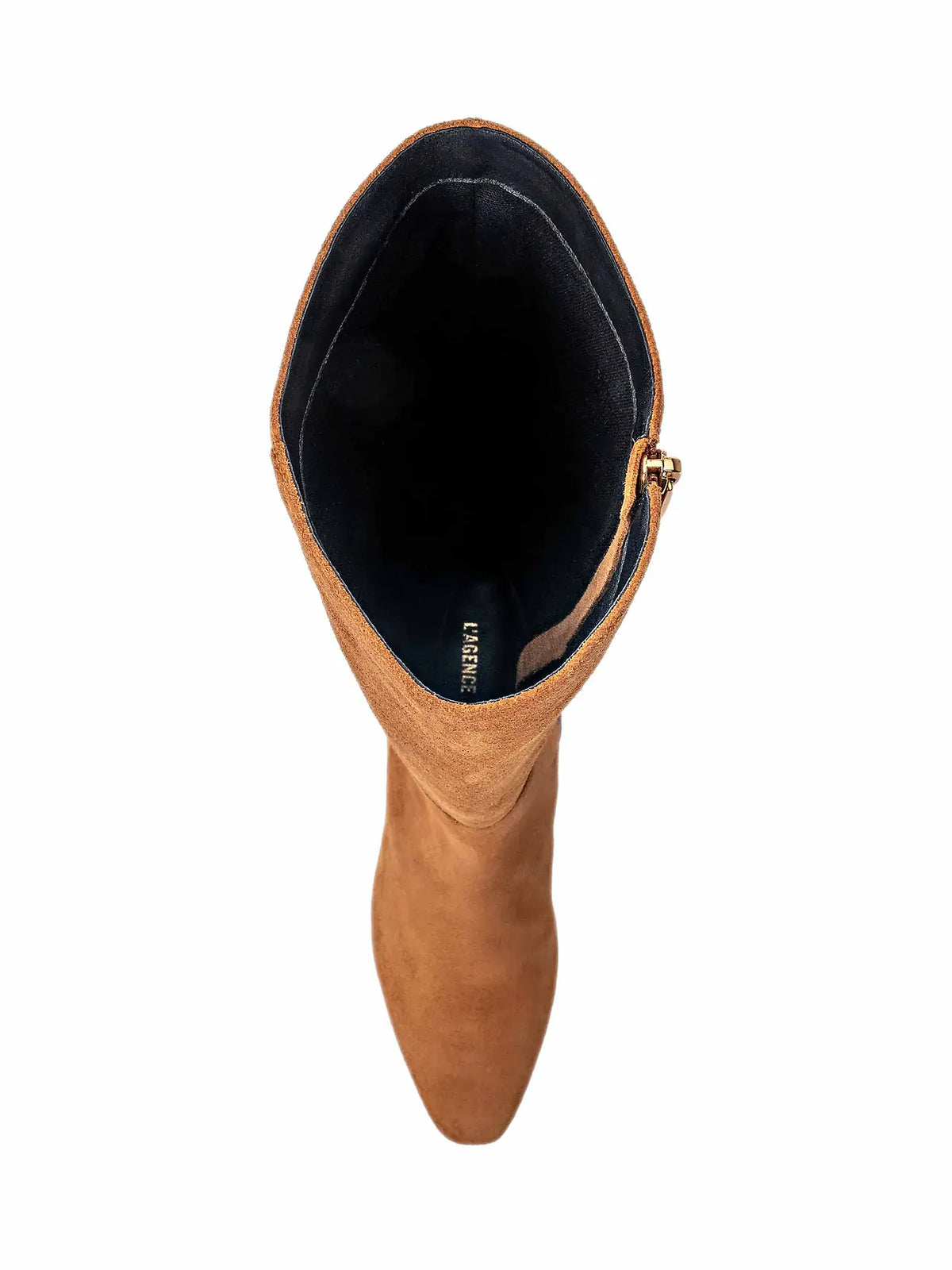 L'Agence Eugenie Block-Heel Boot Buckskin Suede