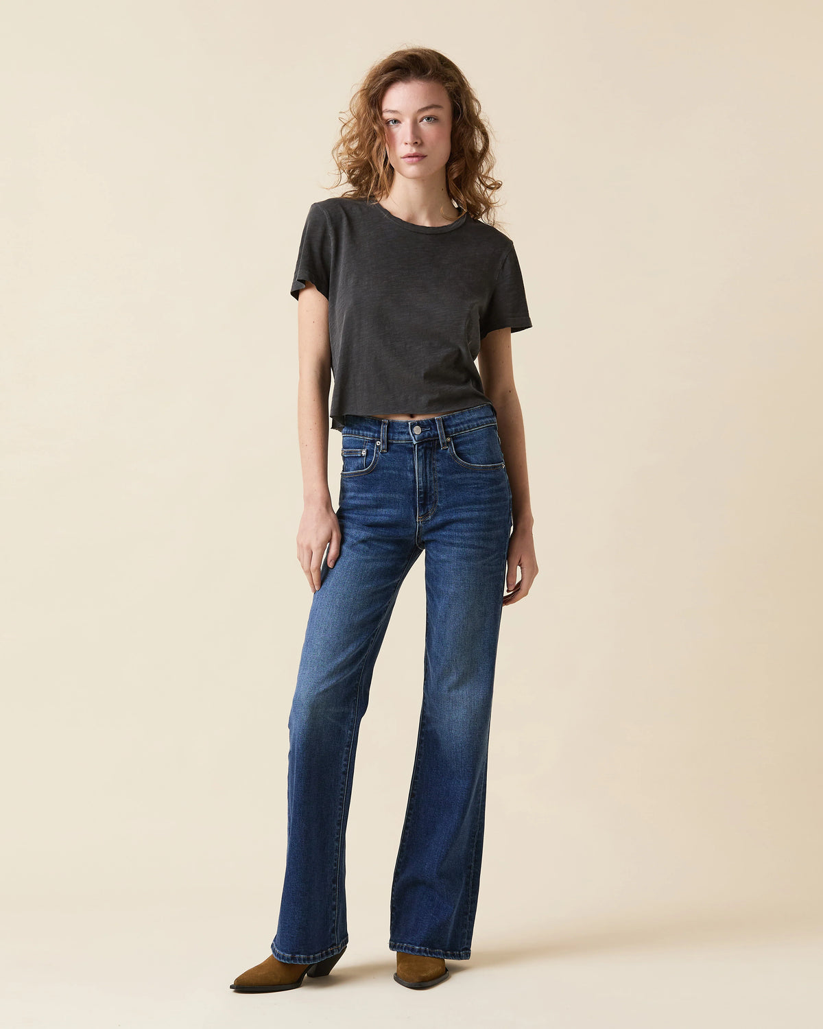 Baby Bootcut - Mid Rise Jeans