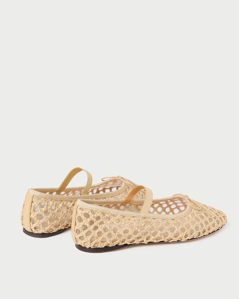 Loeffler Randall Leonie Soft Ballet Flat - Natural