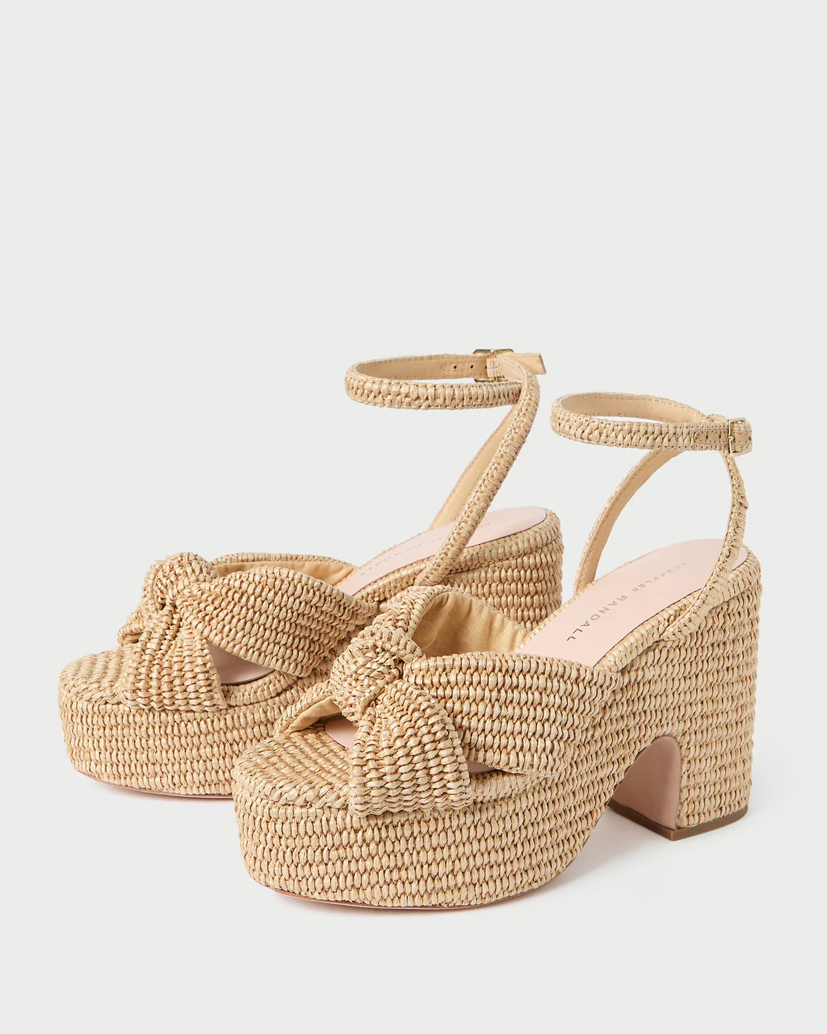 Loeffler Randall Liza Natural Platform Sandal