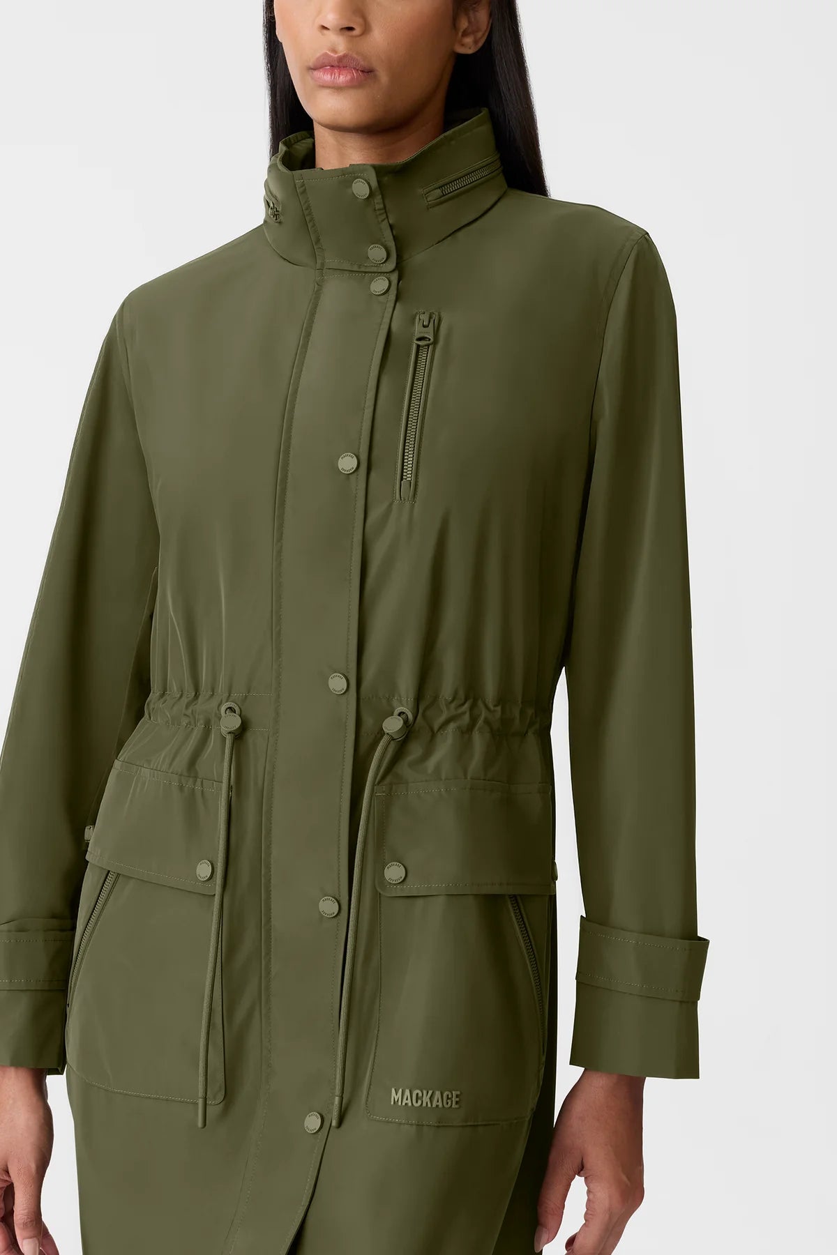 Mackage Magdelena Maxi-Length Rain Jacket
