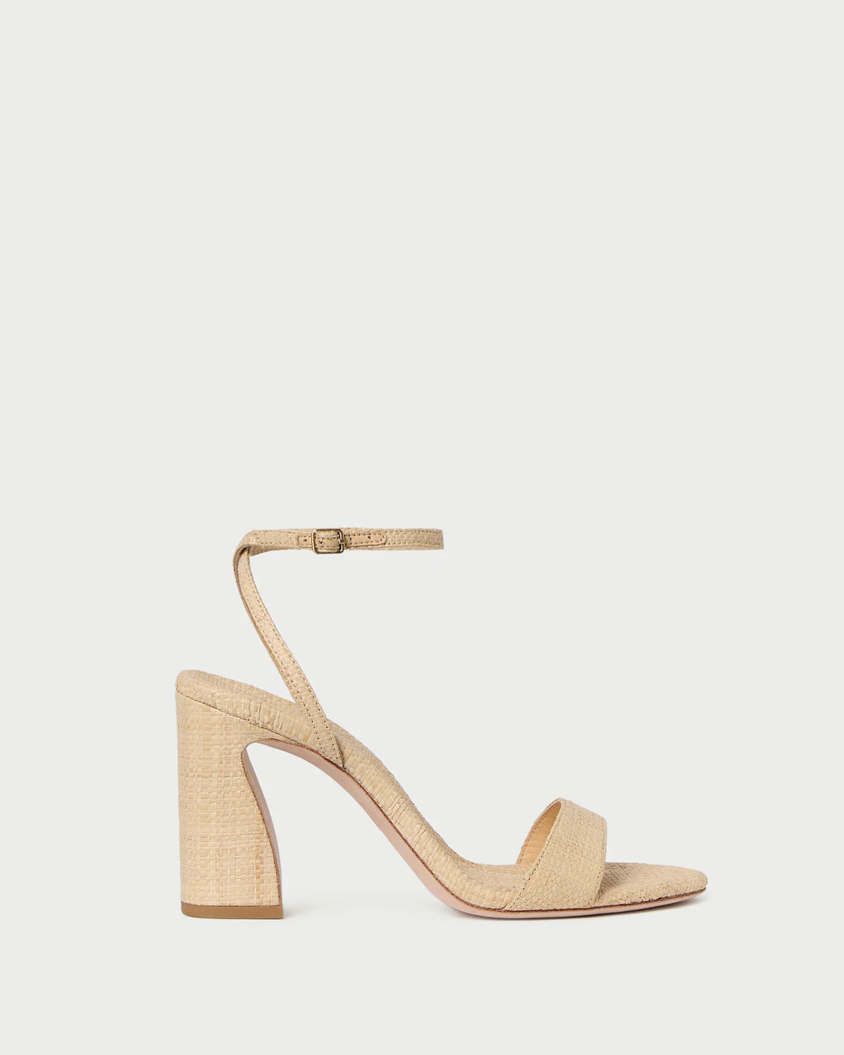 Loeffler Randall Malia Simple Heeled Sandal - Natural