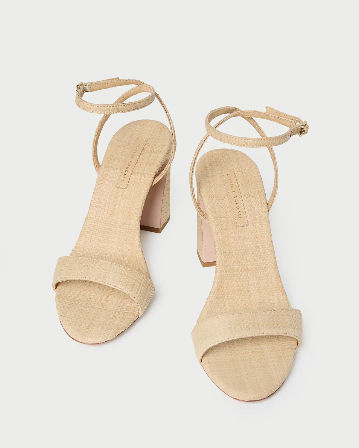 Loeffler Randall Malia Simple Heeled Sandal - Natural