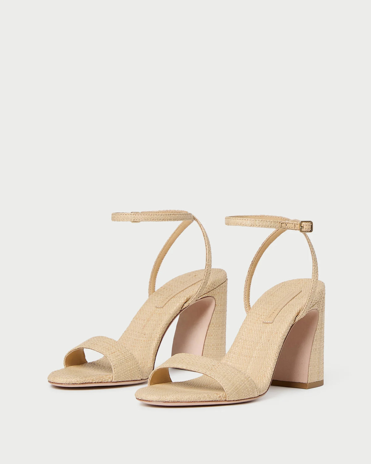 Loeffler Randall Malia Simple Heeled Sandal - Natural