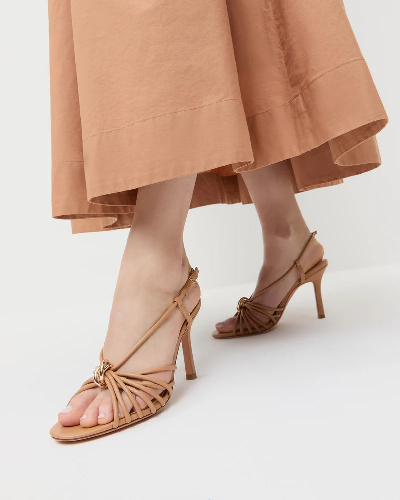 Loeffler Randall Mareka Dune Leather Heeled Sandal