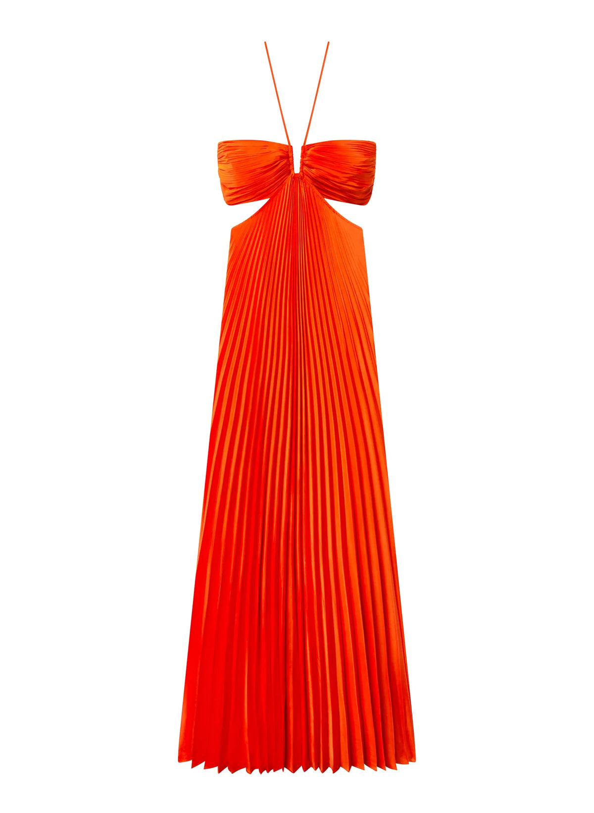 ALC Moira Pleated Maxi Dress - Poppy