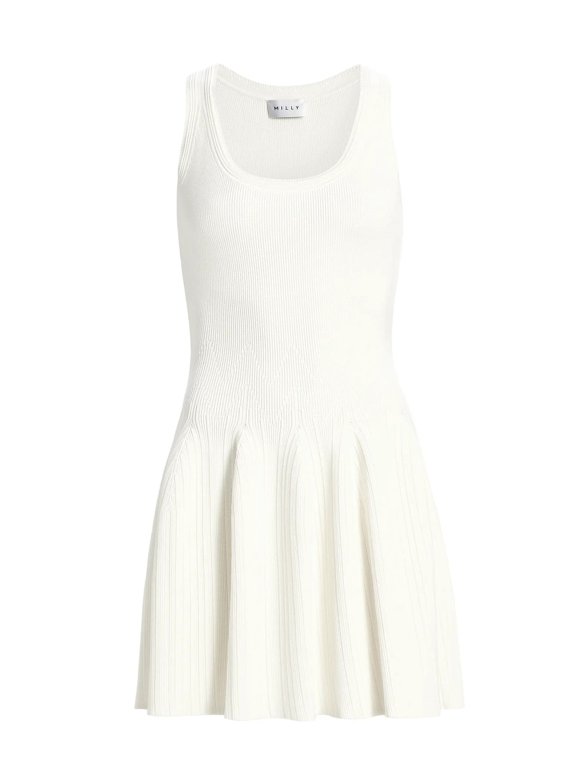 Milly Marea Knit Mini Dress - Ecru