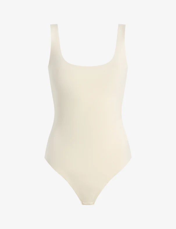 Neoprene Tank Bodysuit - Ivory