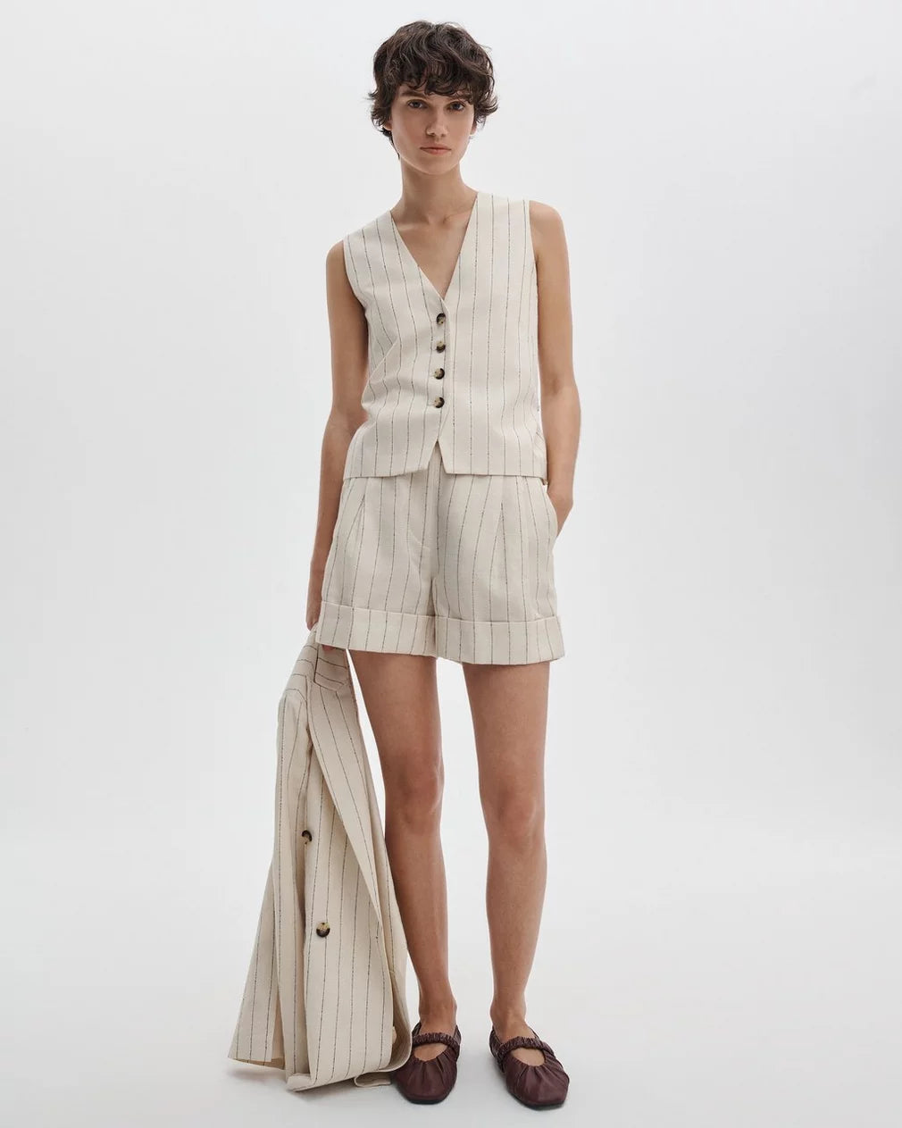 Paulette Striped Vest