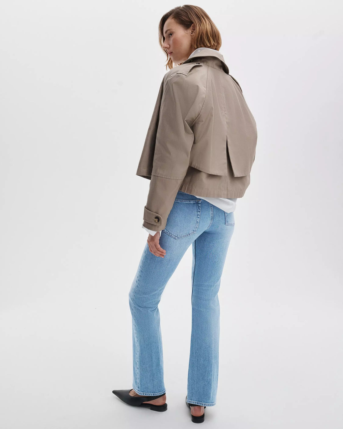 rag & bone Peyton Mid Rise Full Length Bootcut - Everglade