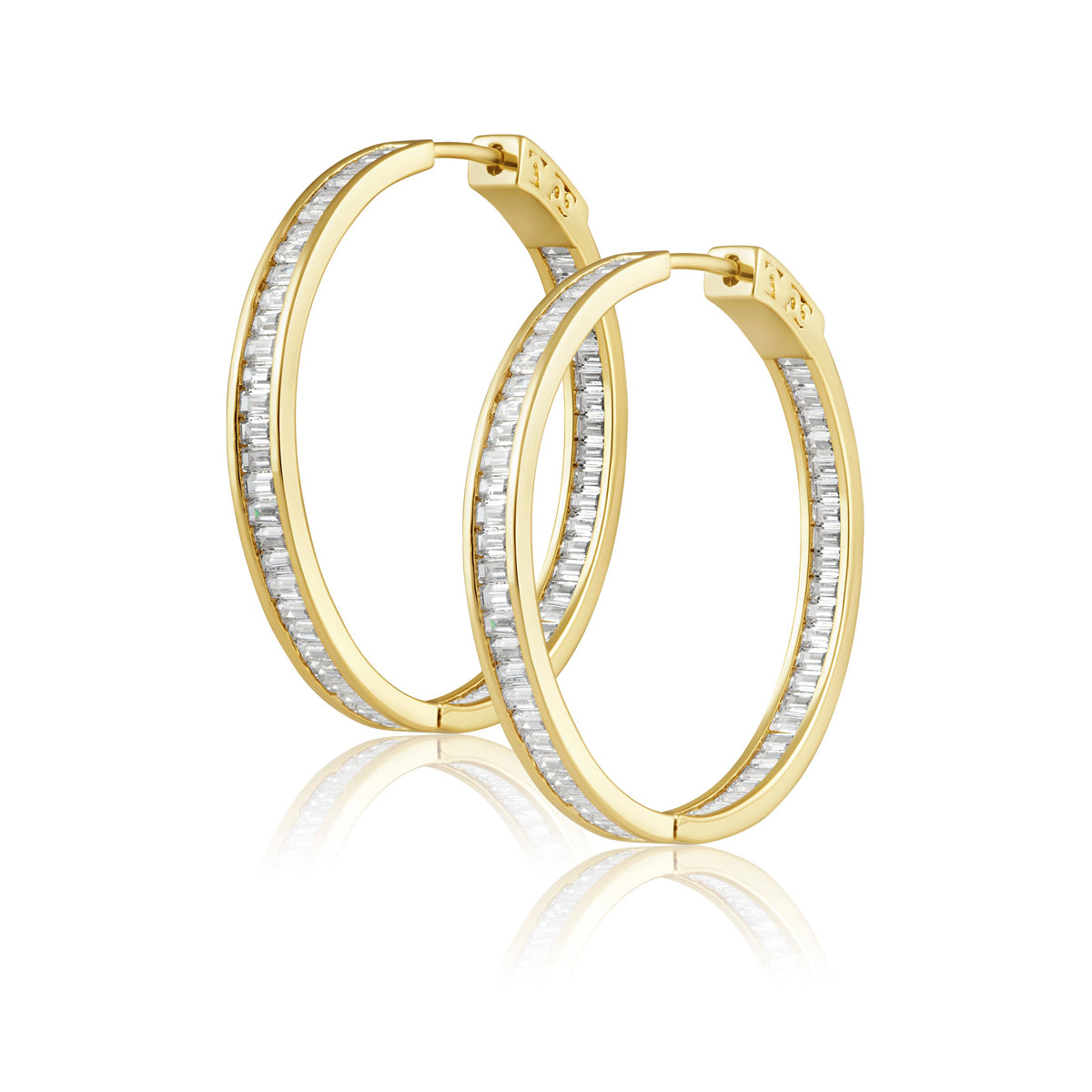 Sahira Priscila Hoop - Gold, Large