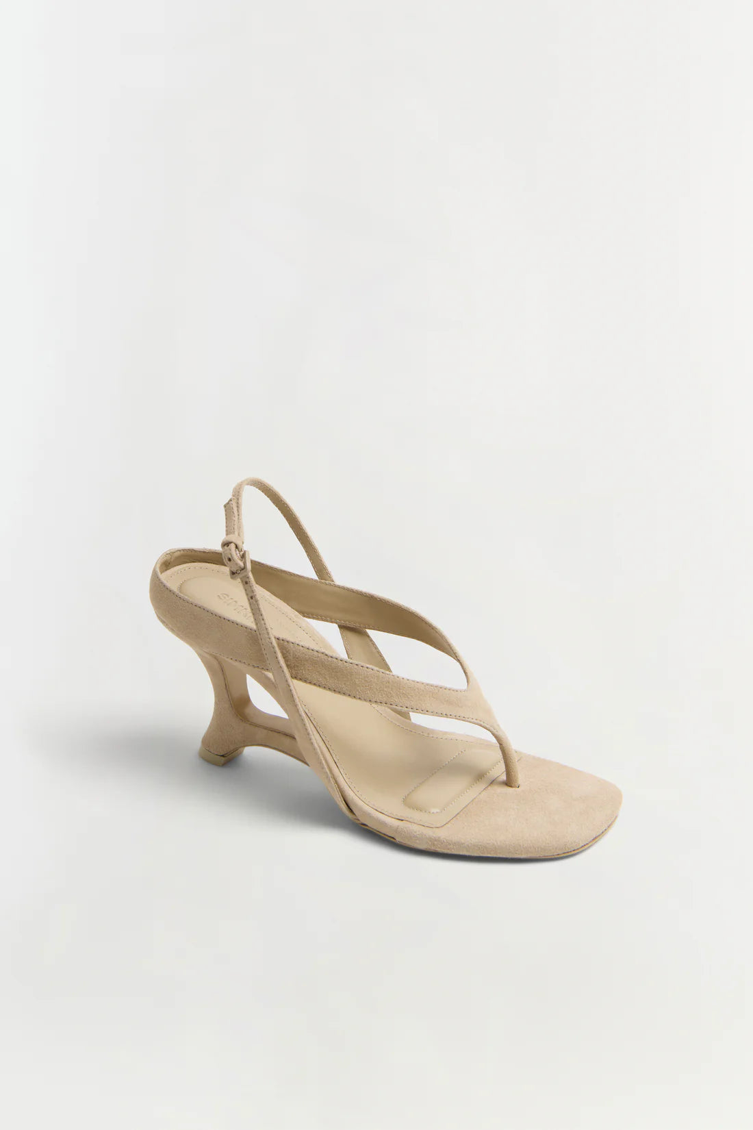 Simkhai Darya Suede Wedge Thong Sandal