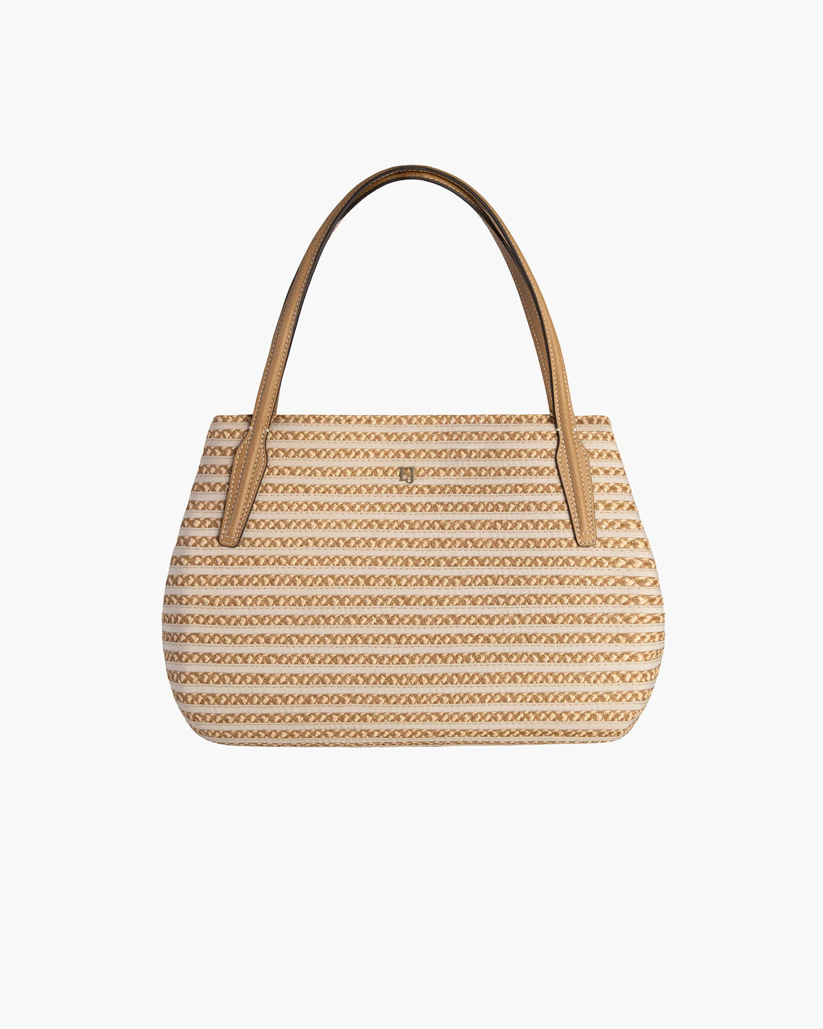 Eric Javits Squishee Isla Straw Bag - Peanut