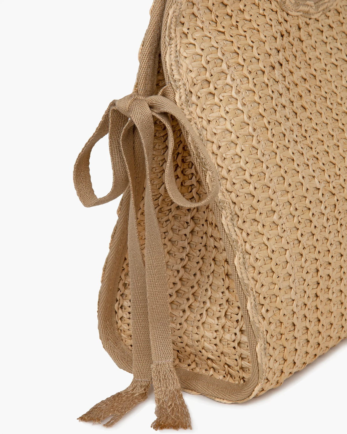 Eric Javits Sweetie Raffia Bag - Peanut