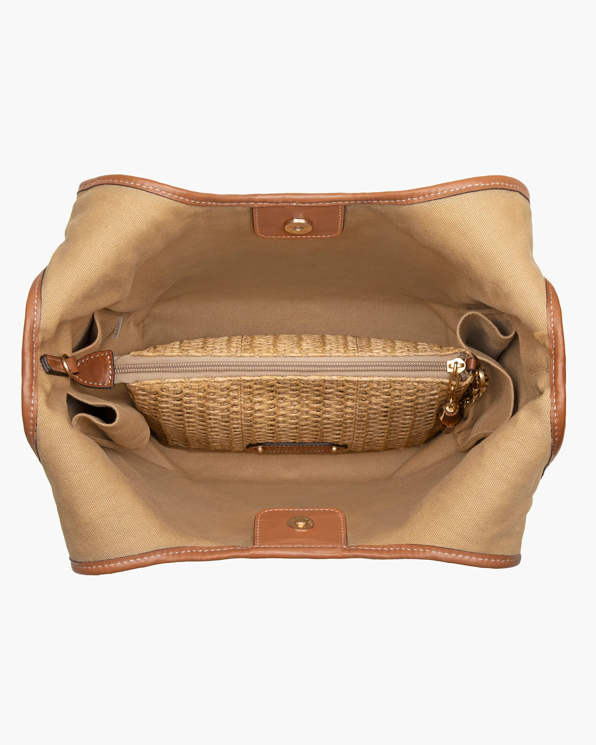 Eric Javits Mykonos Raffia Handbag - Natural