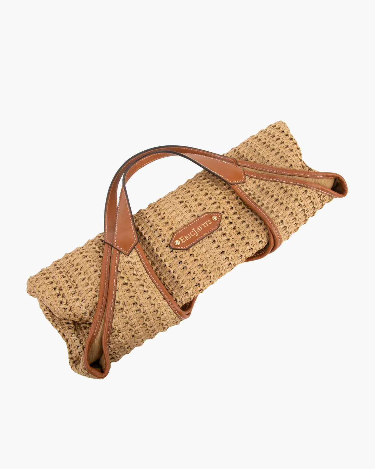 Eric Javits Mykonos Raffia Handbag - Natural
