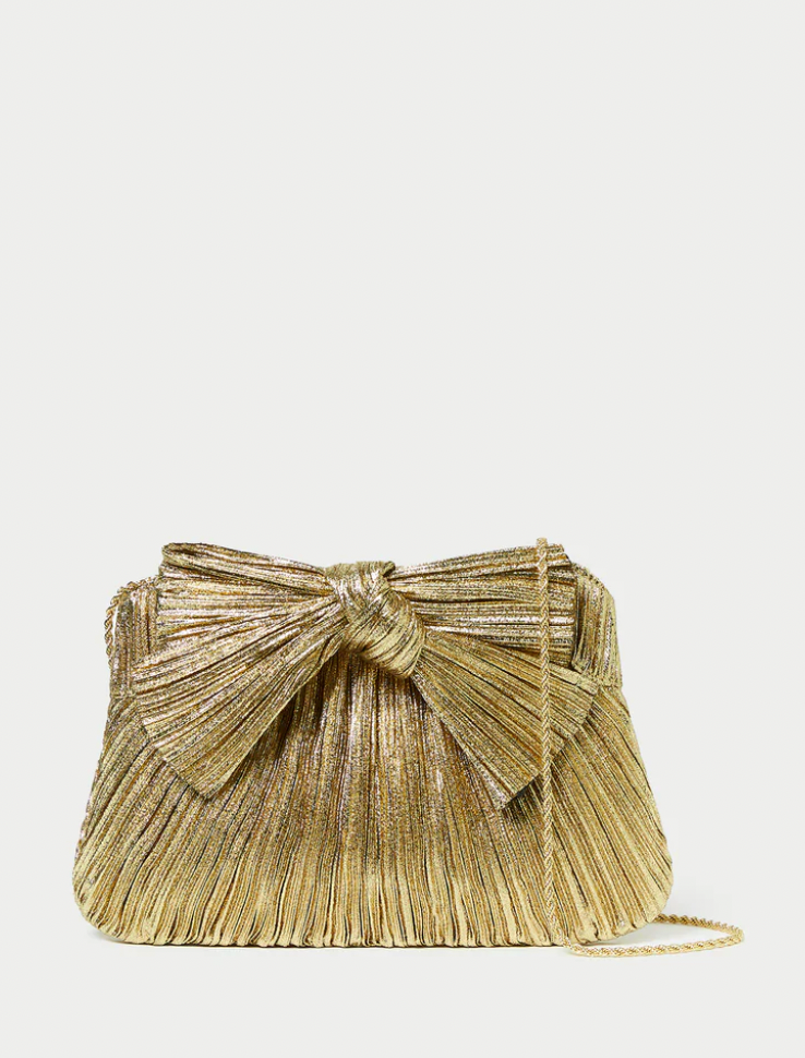 Rayne Bow Clutch - Oro