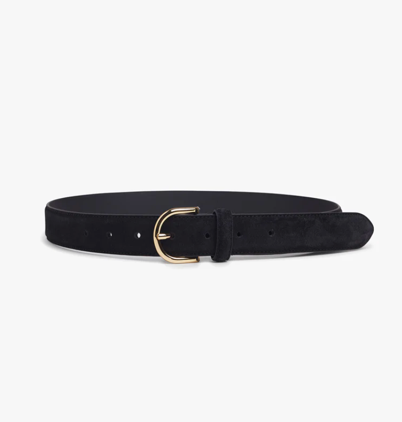 Favorite Daughter The Suede Juni Belt - Black