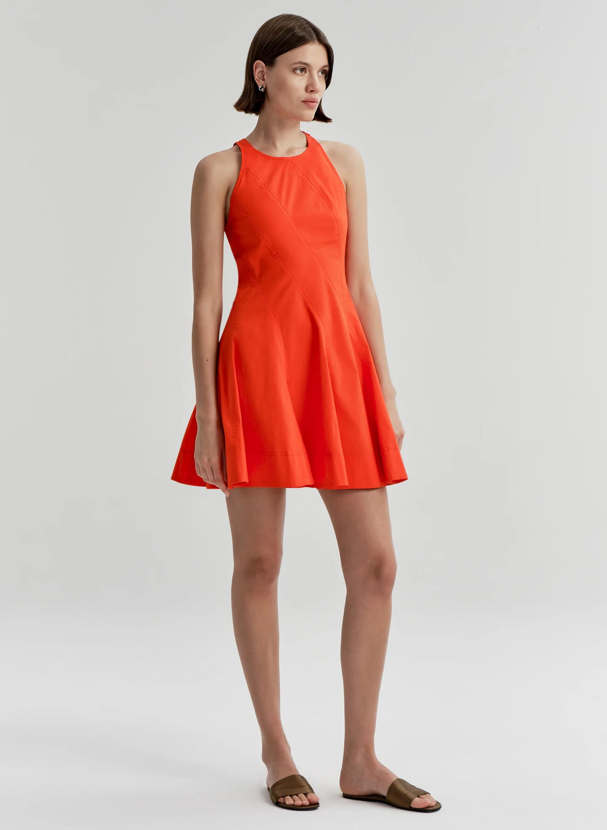 ALC Grace Cotton Mini Dress - Poppy