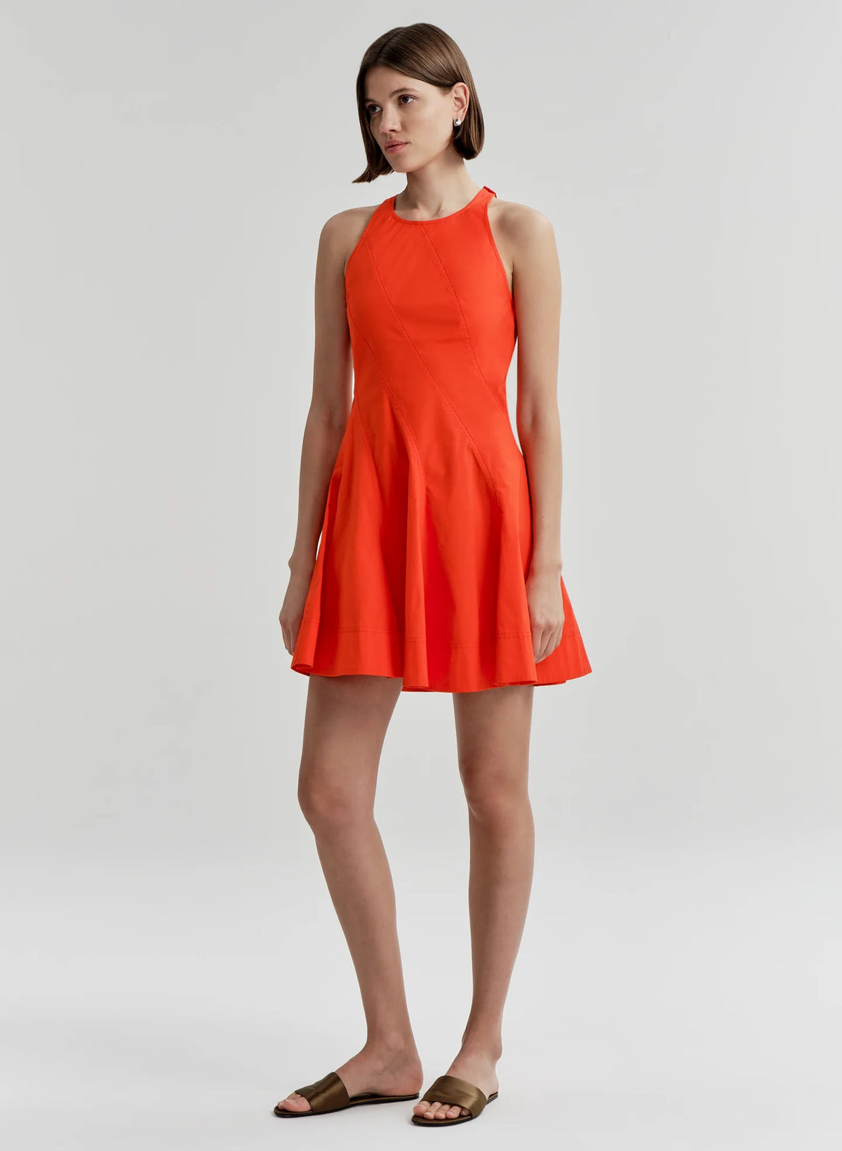 ALC Grace Cotton Mini Dress - Poppy