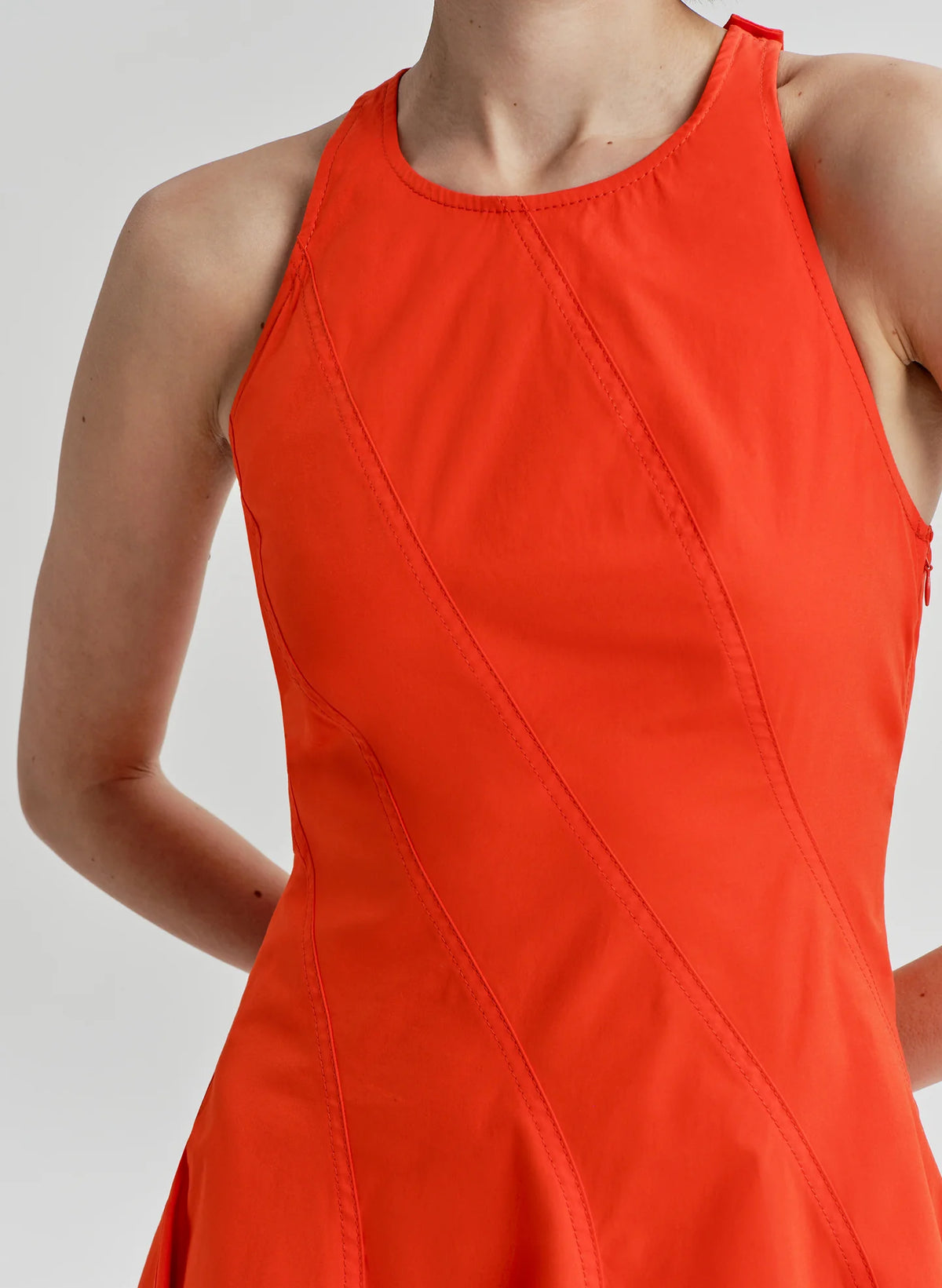 ALC Grace Cotton Mini Dress - Poppy