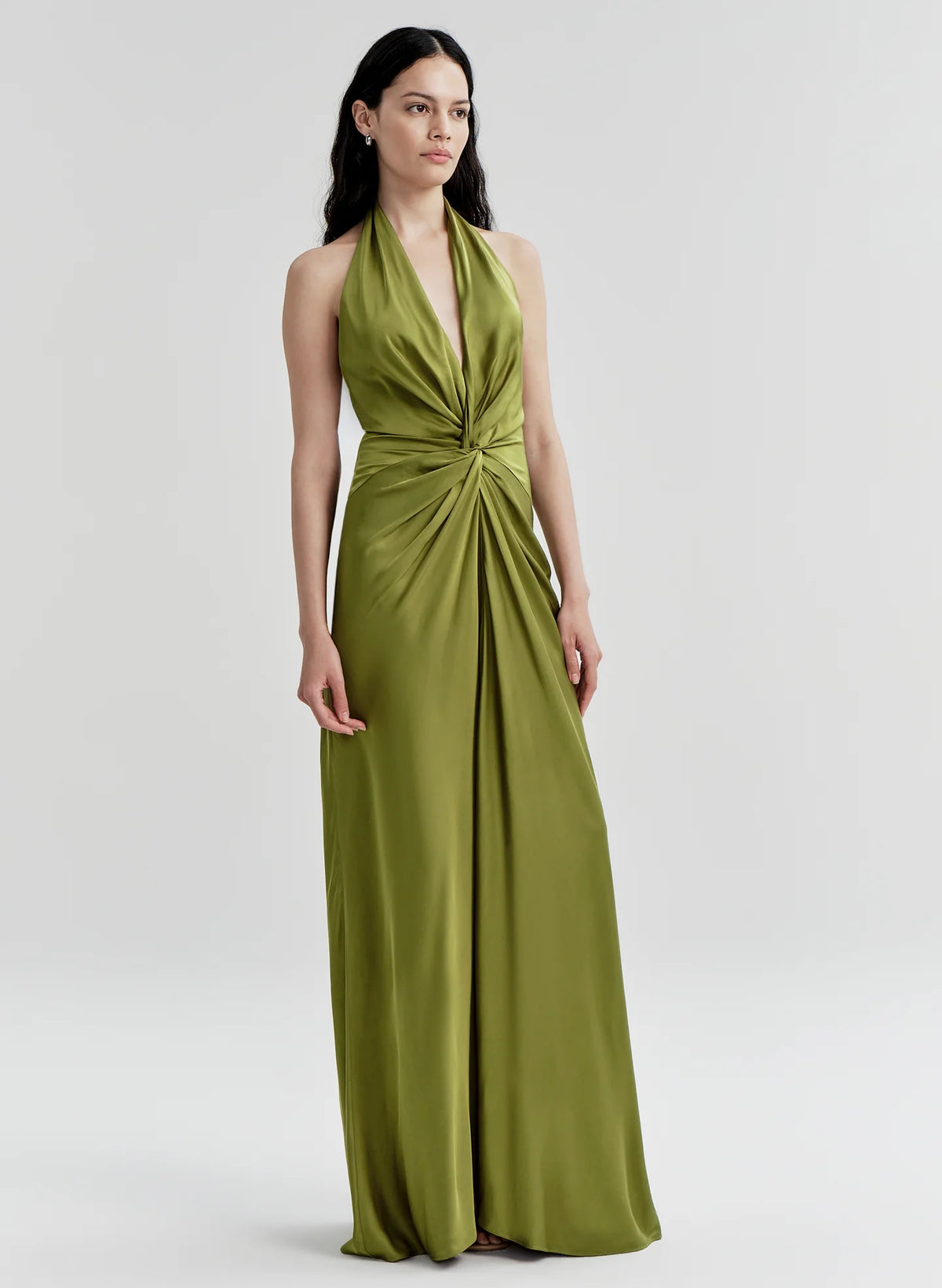 ALC Mabel Satin Gown - Tomatillo