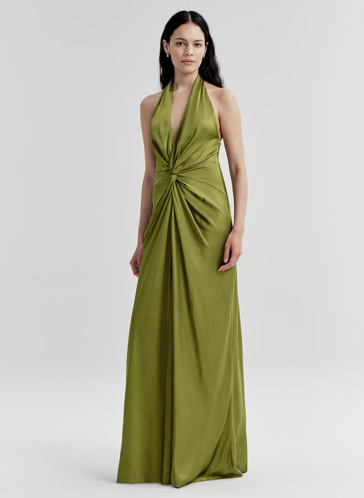 ALC Mabel Satin Gown - Tomatillo
