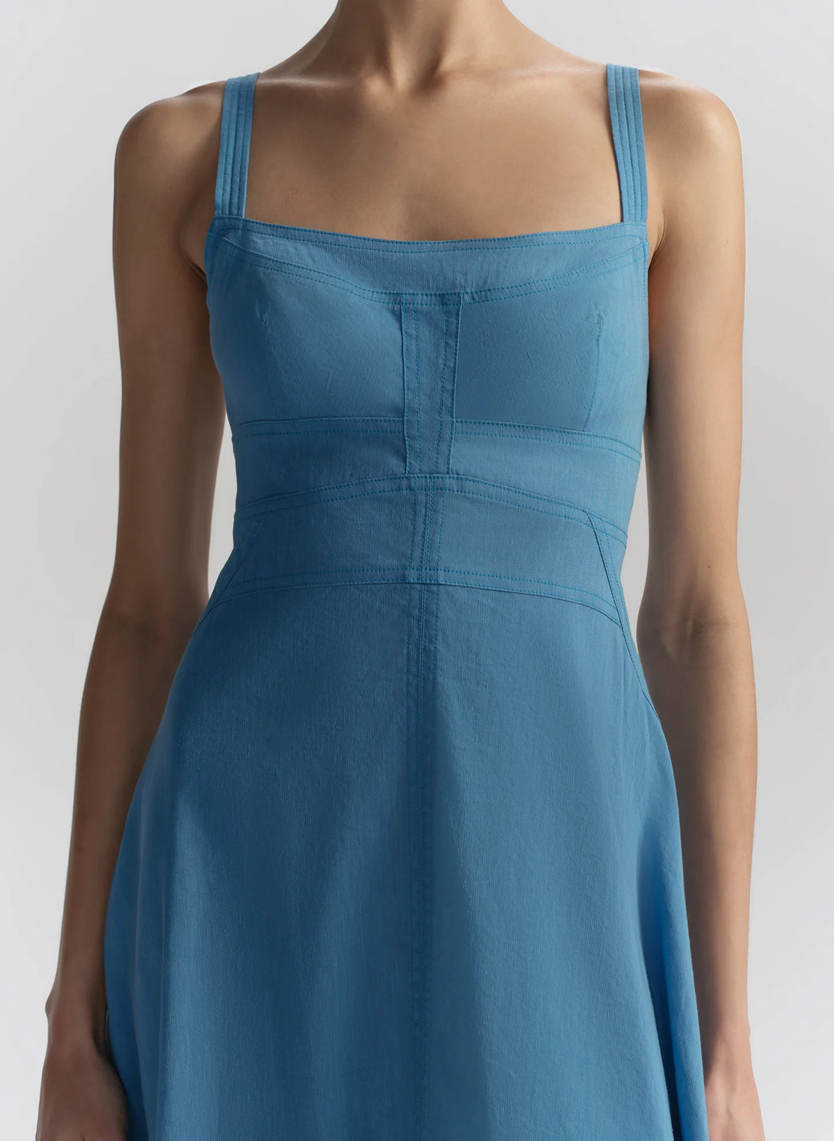 A.L.C. Harlow Linen Midi Dress