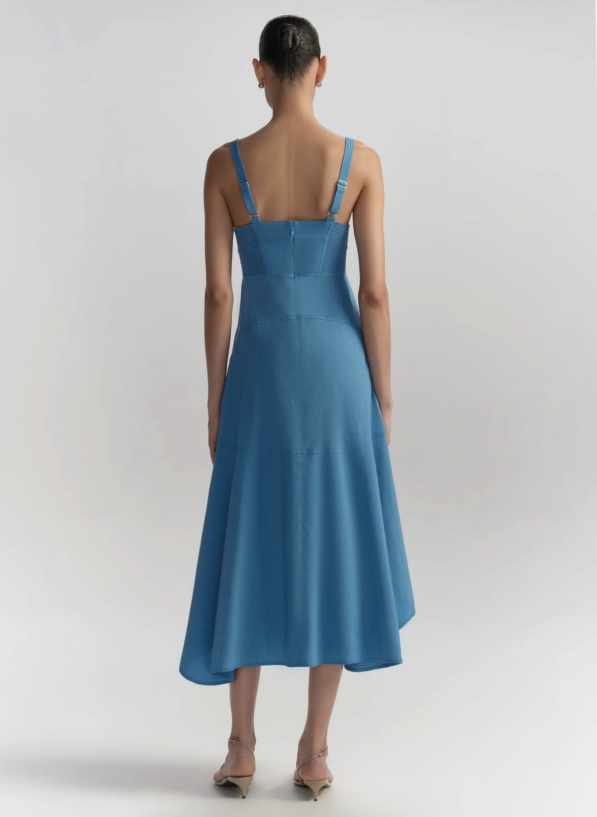 A.L.C. Harlow Linen Midi Dress