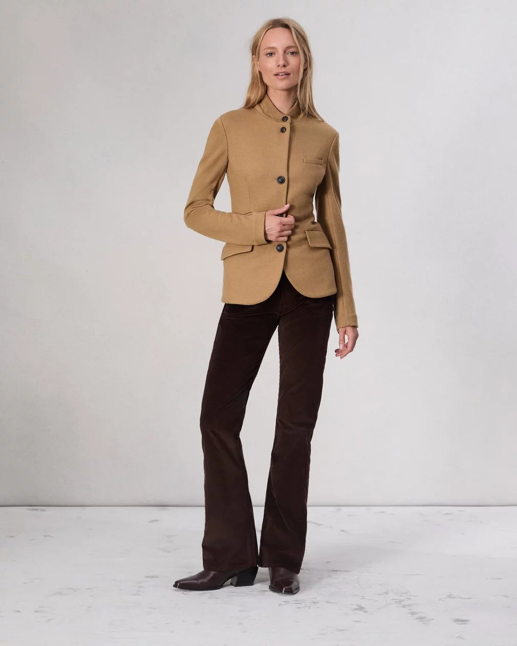 rag & bone Slade Japanese Wool Blazer - Camel