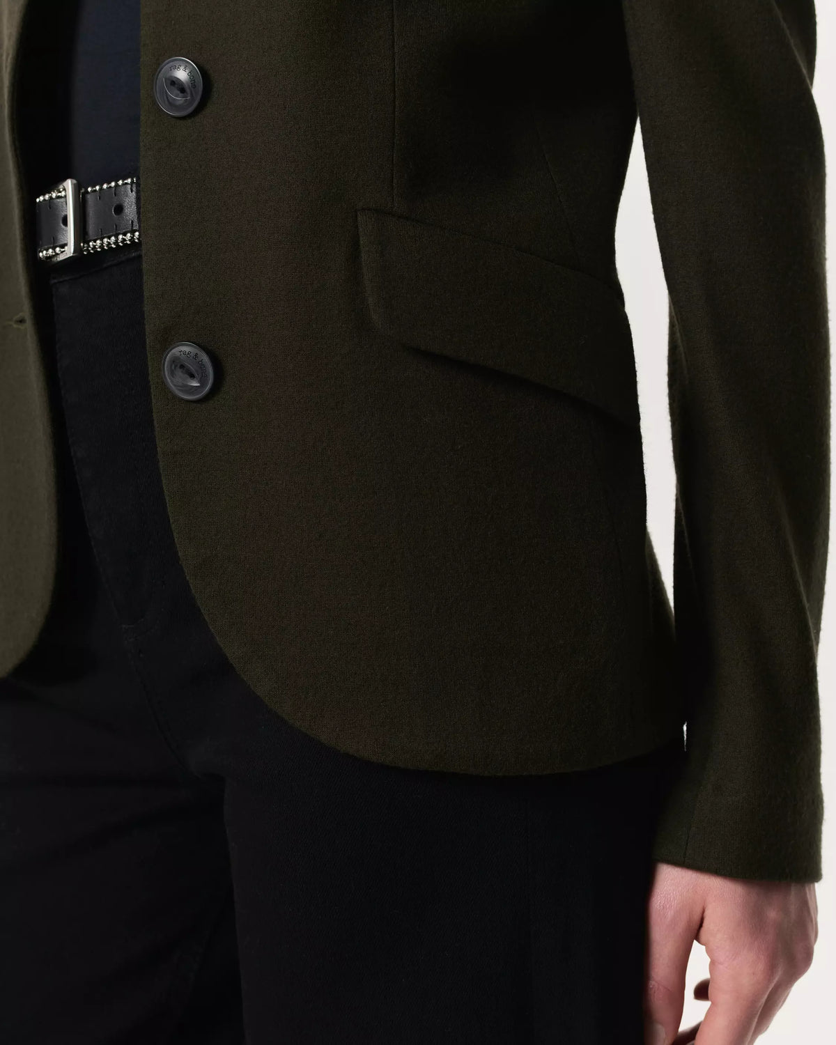 rag & bone Slade Blazer - Army Green