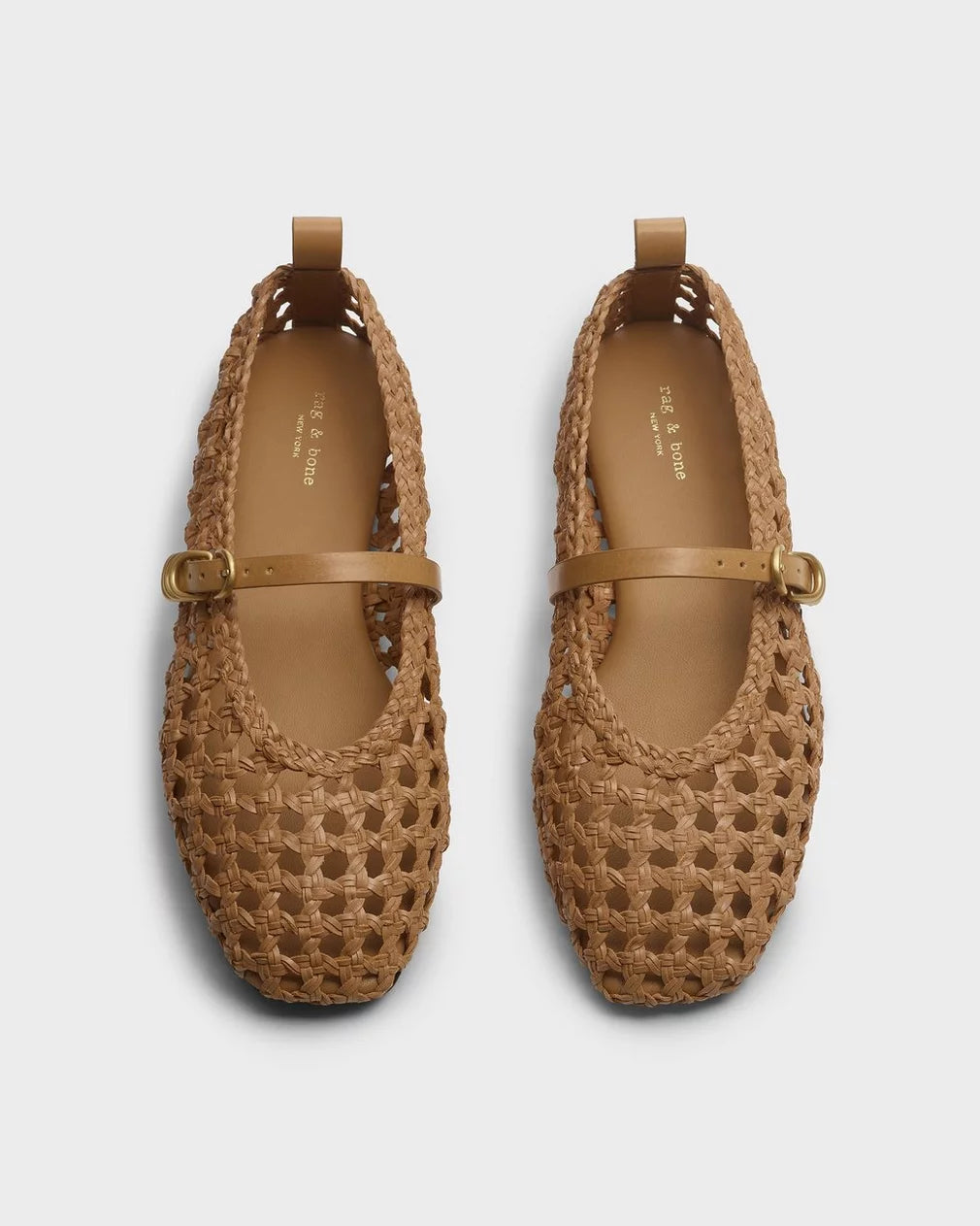 Spire Woven Faux Leather Mary Janes