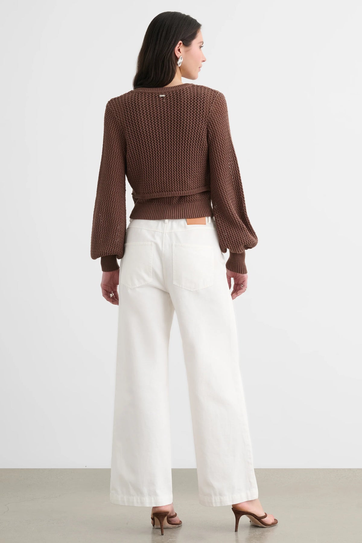 Toccin Tori Blouson Sleeve Cardigan