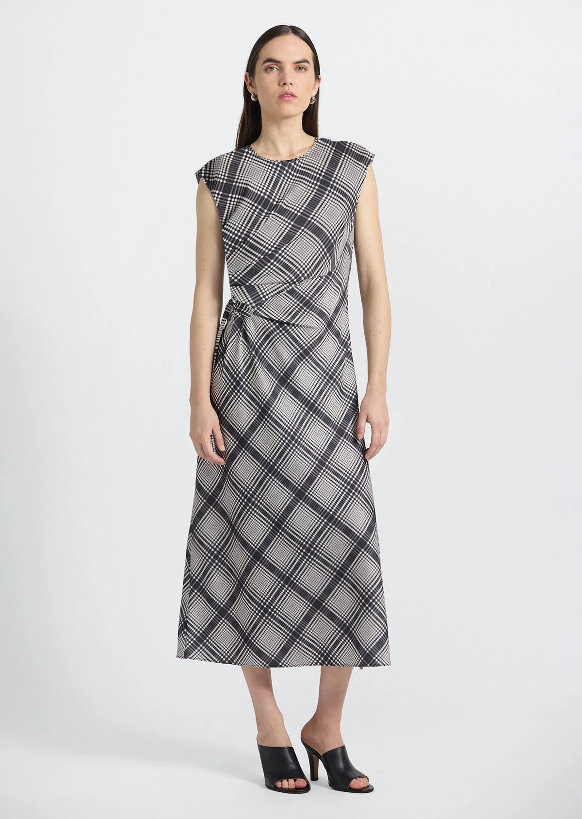 Adelita Crepe Back Satin Dress