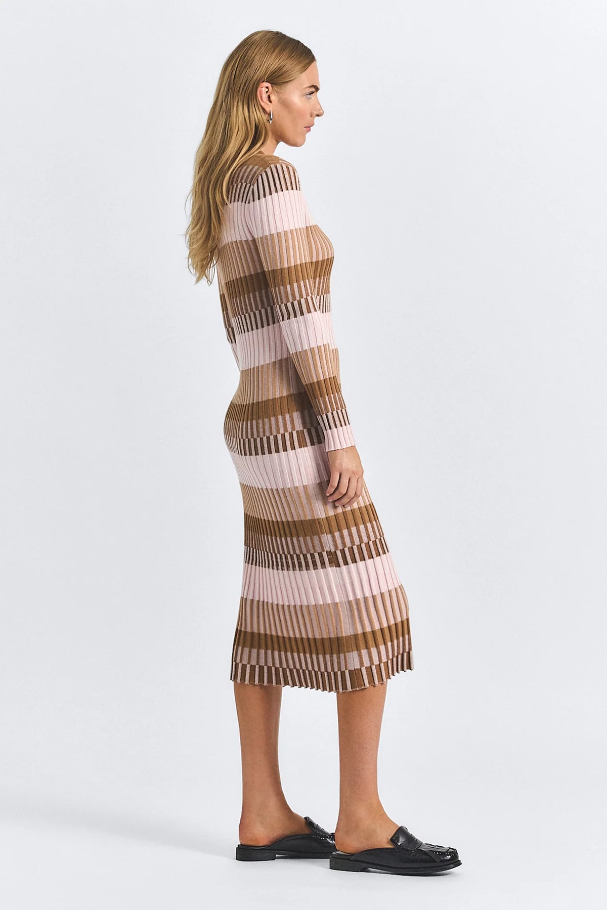 Hadria Stripe Sweater Dress