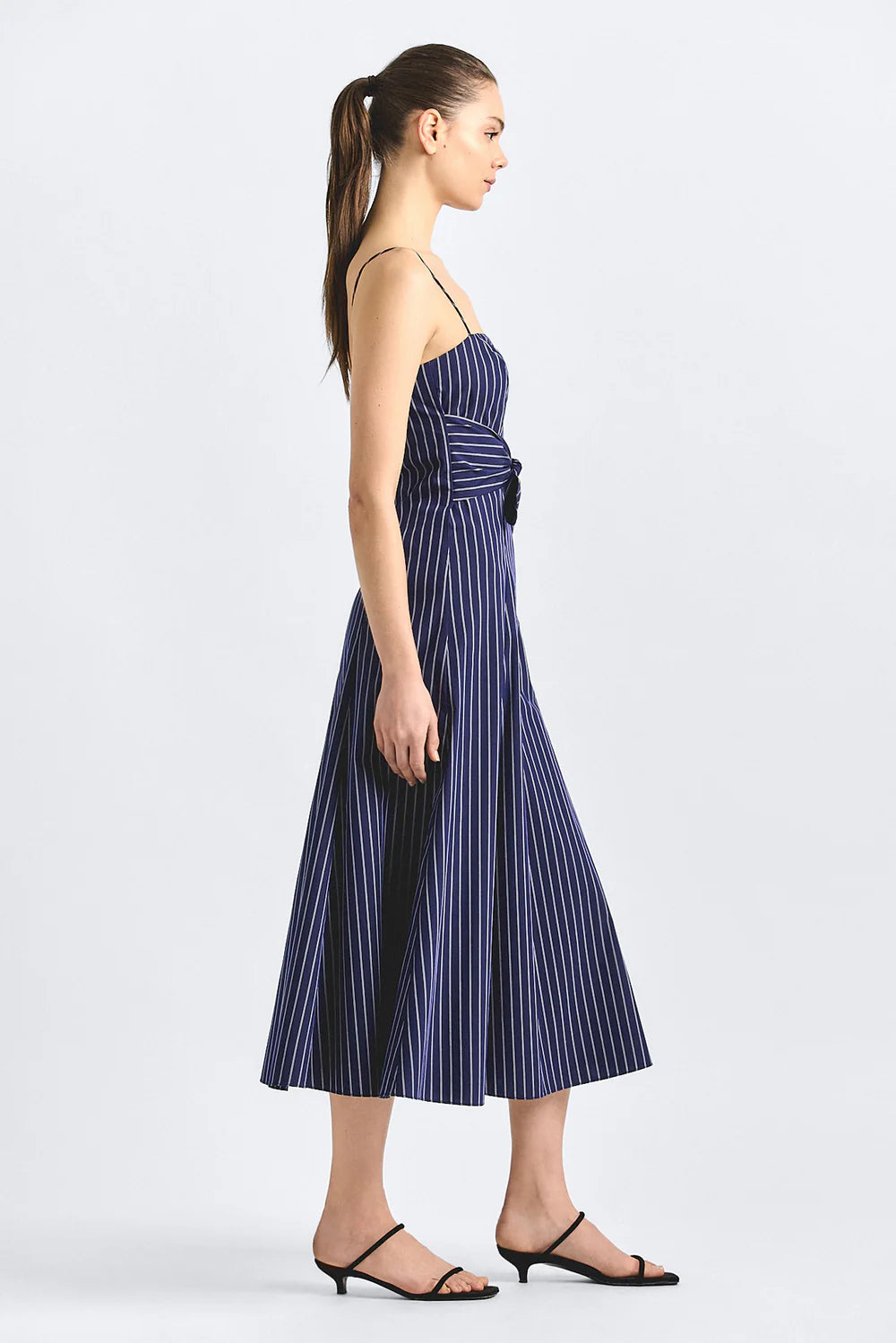 Derek Lam Zandra Tie Front Dress