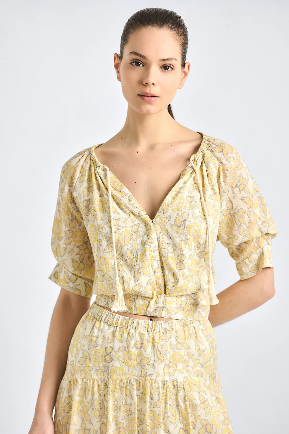 Derek Lam Suri Tuck Front Top