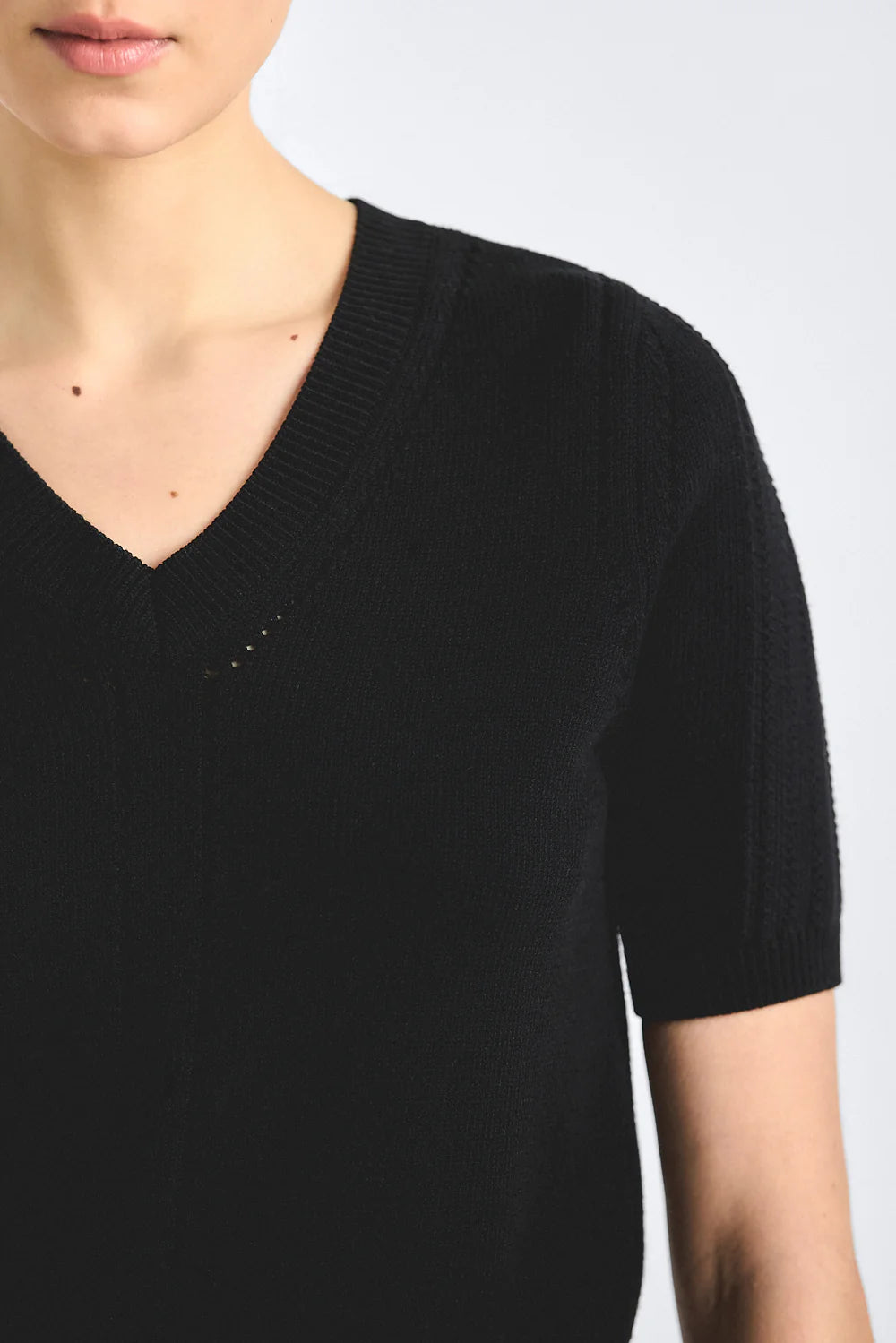 Derek Lam Serenea Pointelle Sweater Top
