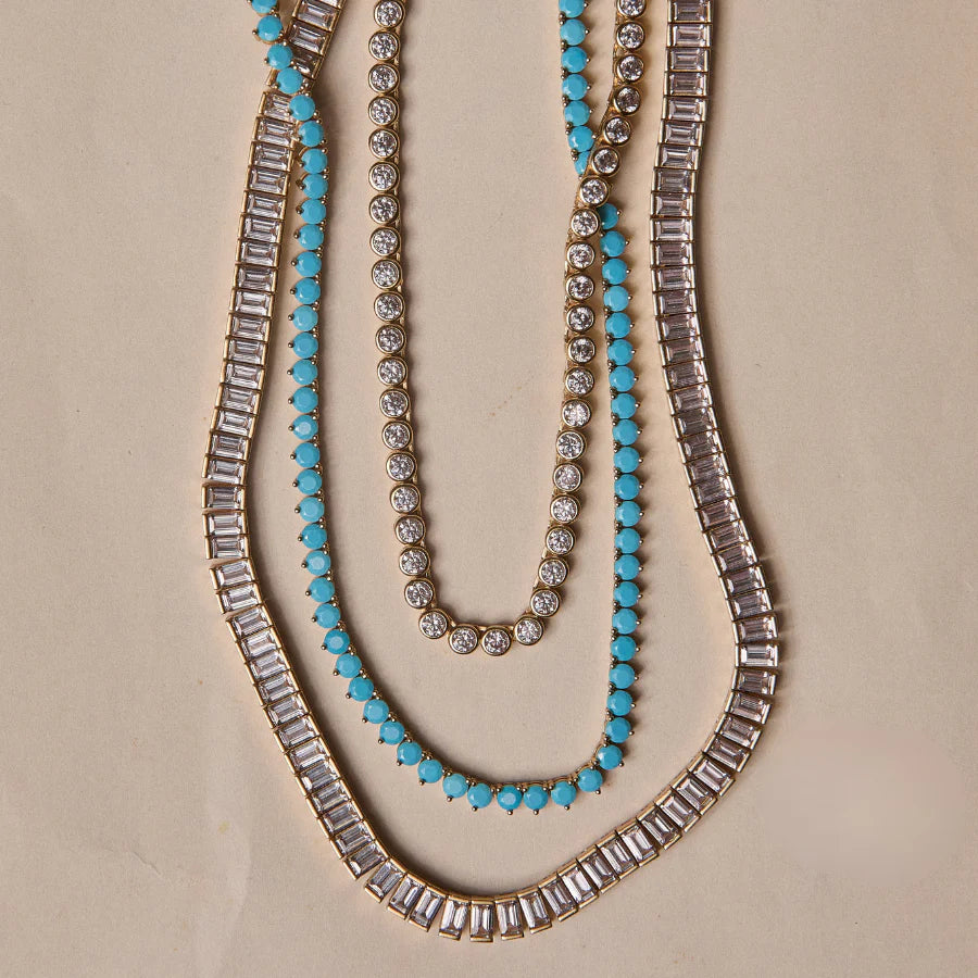 Hart Baguette Tennis Necklace