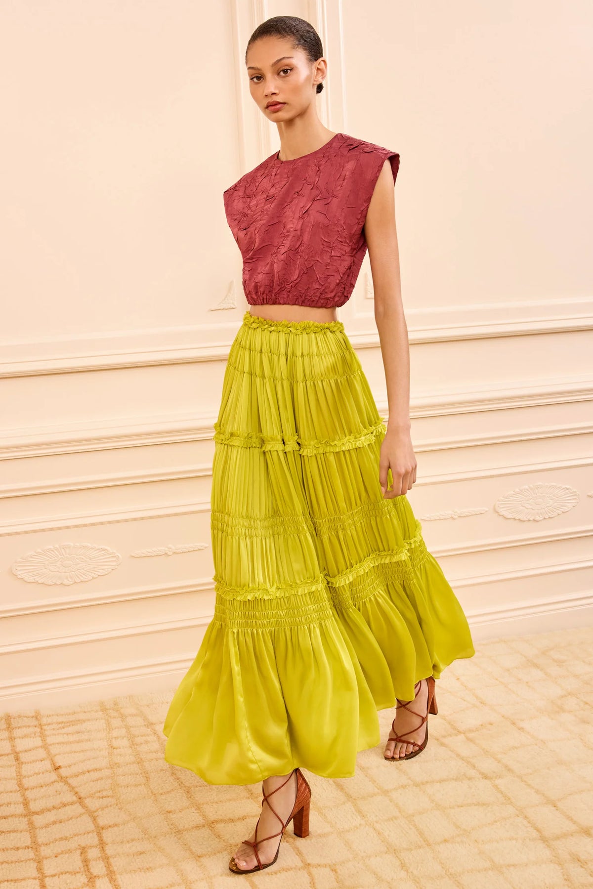 Ulla Johnson Virginie Silk Skirt