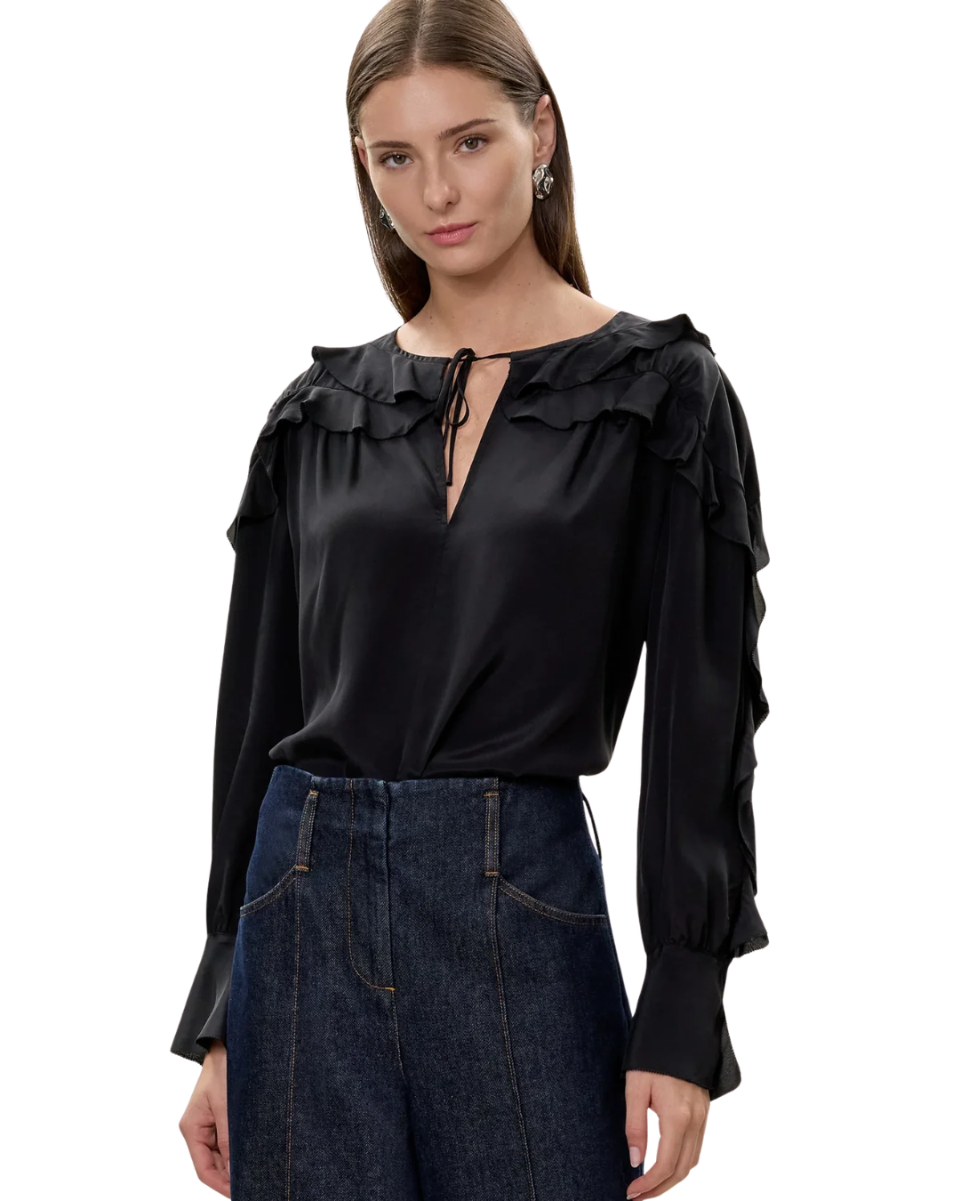 Lillith Ruffle Blouse