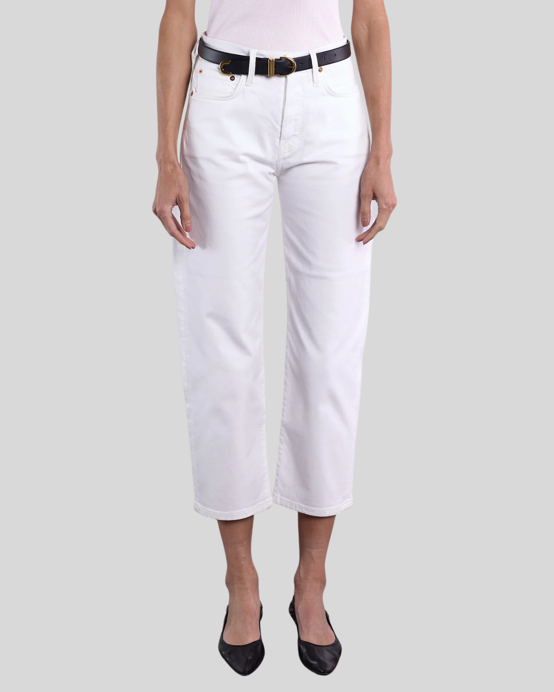 Betro Simone Ellen Bow Leg Jean - White